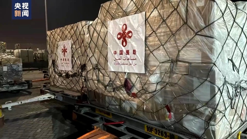 缓解厉格人性景象 中邦政府两批援助加沙物資已运抵埃及